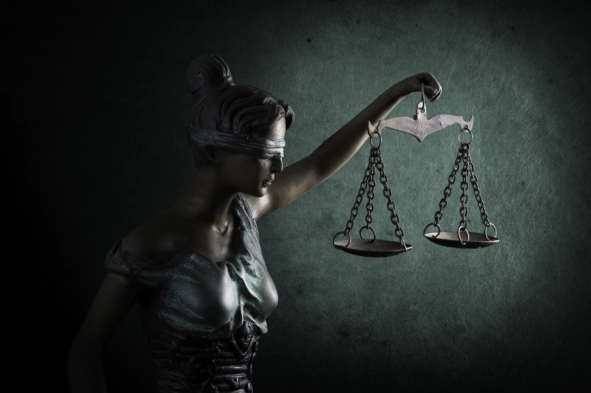 Lady justice holding the scales