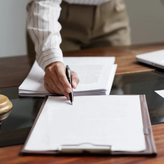 An attorney reviewing a legal malpractice complaint